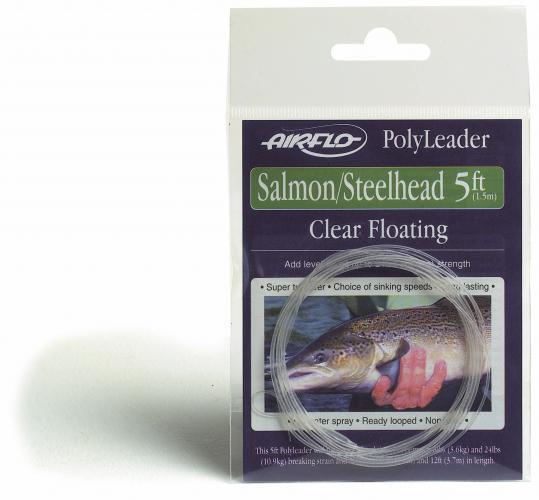 Polyleader Fly Fishing Line Tips - 7ft Trout 10ft Salmon Floating/Sinking Leaders